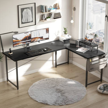 L shaped desk deals wayfair